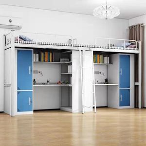 Litera contemporánea de acero para adultos, niños y adultos, dormitorio, apartamento, escuela, Hospital, Hotel - Product Image 4