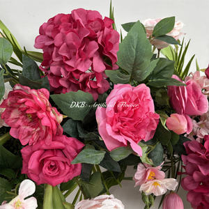 Guirnalda de Flores Artificiales de Seda Rosa Hechas a Mano para Colgar en el Techo, para Bodas, Día de San Valentín, Fiestas, Eventos, Fondo de Escenario - Product Image 6