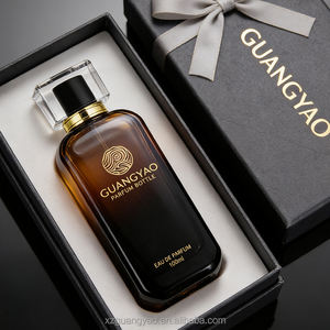 Flacon de parfum en verre rectangulaire de 100 ml avec <span class=keywords><strong>dégradé</strong></span> de couleurs personnalisé en usine, couvercle <span class=keywords><strong>carré</strong></span> en acrylique, logo personnalisé, boîte personnalisée - Product Image 4