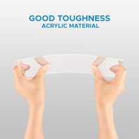 Panneau en acrylique transparent à prix compétitif, épaisseurs 3mm, 4mm, 5mm, 8mm, pour décoration intérieure, prix usine