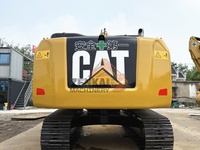 Excavatrice sur chenilles d'occasion Caterpillar 320E, système hydraulique stable, pelle de taille moyenne pour projets de construction
