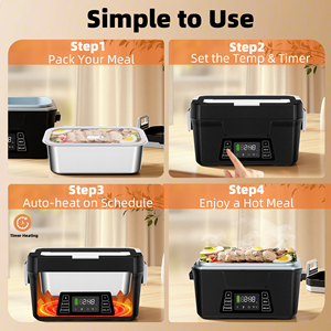 Boîte à lunch sans fil Herrfilk 27000mAh, facile à utiliser, batterie amovible 13.2V, boîte à lunch rechargeable, boîte à lunch électrique avec application - Product Image 4