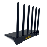 Açık WRT kullanarak ev Unlocked 3000Mbps çift bantlı WiFi6 desteği ve 5 Ethernet portu WiFi6 yönlendirici