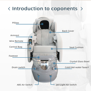 Moderne Kosmetiksalon-Möbel Multifunktionaler Massage-Pediküre-Stuhl Fuß-<span class=keywords><strong>Spa</strong></span> Maniküre-Pediküre-Stuhl zu verkaufen - Product Image 2