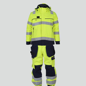 卸売安全反射カバーオール業界均一電気技師作業服難燃性カバーオール - Product Image 3