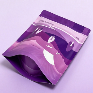 Custom Printed 100g Mylar <b>Zip</b> Lock Bag Stand up Food grade <b>pouch</b> for protein granola powder - Product Image 4