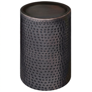 Drift <b>Table</b> Modern Industrial Metal Coffee <b>Table</b> With Textured Finish For Living Room Furniture - Product Image 1