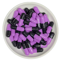 Vente directe fabricant : Capsules vides colorées pour compléments alimentaires, taille personnalisée, jaunes, rouges, saines, en HPMC végétal