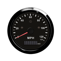 Speedometer GPS Digital Universal 85mm 0~200km/jam untuk Sepeda Motor UTV ATV