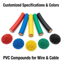 Granulés de PVC vierge de haute qualité résistants aux intempéries, plastique PVC pour isolation et gaine de câbles de commande