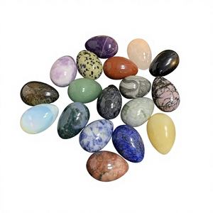 Œuf en cristal naturel <span class=keywords><strong>de</strong></span> jade 30 mm, boule d'ornement en pierre naturelle, pierre semi-précieuse, œuf <span class=keywords><strong>de</strong></span> Pâques, DIY, poli, qualité garantie - Product Image 1