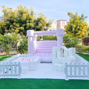 Ensemble d'équipement de jeu doux en mousse intérieure et extérieure pourpre <span class=keywords><strong>lilas</strong></span> et <span class=keywords><strong>blanc</strong></span> avec videur gonflable pour mariages style élégant - Product Image 2