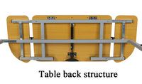 Table de lit avec roulettes, bureau d'ordinateur réglable pour lit, chariot mobile pour ordinateur portable, station de travail avec roulettes et inclinaison