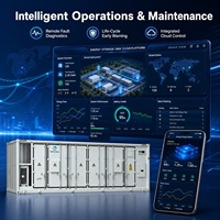 Système de stockage d'énergie en conteneur refroidi par liquide LFP BESS hors réseau de 30 pieds, batterie haute tension 5/6,8 MWh, OEM/ODM, de fabrication industrielle