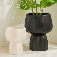 Jardinière moderne sur pieds en oxyde de magnésium, forme bouquet, pour la décoration de plantes sur balcon