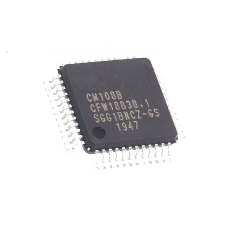 ICチップCM108B CM108AH QFP48USBデコーダーチップオーディオインターフェースチップチャンネル電子部品新品オリジナル