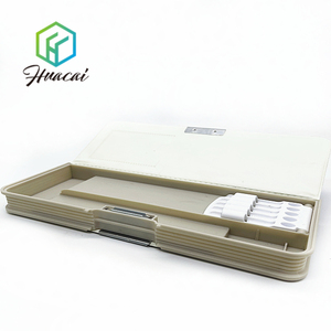 Waterproof PVC Plastic Pencil Box with Compartments <strong>Pen</strong> <strong>Pouch</strong> - Product Image 3