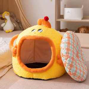Luxury Orthopedic Elevated Pet <b>Bed</b> Polyester Fiber Rabbit Plush Funny Pet-shaped Warm <b>Nest</b> Large Dogs Dog <b>Beds</b> Accessories - Product Image 6