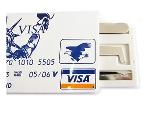 Visa Locksmith Tools Equipment Door Lock Opener Set di grimaldelli per carte di credito