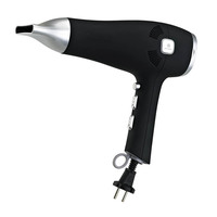 Sèche-cheveux professionnel électrique rouge avec câble rétractable, diffuseur ionique, buse haute vitesse 2000W, pour usage domestique et hôtelier