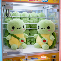 Jouets en peluche tortue adorables de 8 pouces, animaux en peluche, jouets de dessin animé pour enfants, pour machine à griffes