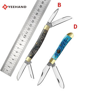 <span class=keywords><strong>OX</strong></span>ボーンフォールディングナイフハンティングポケットナイフキャンプ用多目的EDCナイフ - Product Image 3