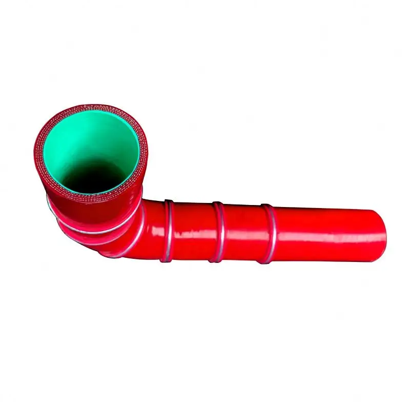 Tubo flessibile di aspirazione del tubo di aspirazione del fuoco del silicone di polarizzazione flessibile