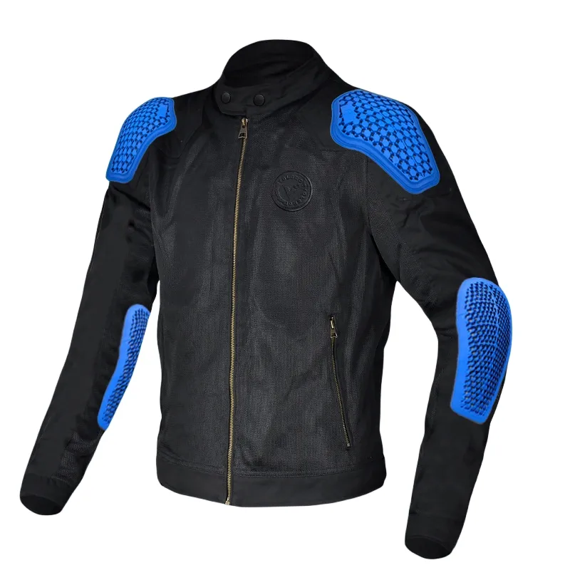 Nova jaqueta de proteção respirável para motociclistas, calça jeans de malha para corrida de motociclismo, roupa de verão para motociclismo