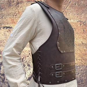 Steampunk femmes Vintage hommes chevalier armures médiéval <span class=keywords><strong>Pirate</strong></span> Costume pour adulte médiéval Cosplay accessoires - Product Image 5