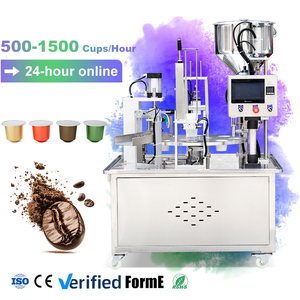 Machine de remplissage automatique de dosettes de café K-Cup de qualité commerciale, dosage précis de la poudre, système de scellage thermique fiable, sortie stable - Product Image 1