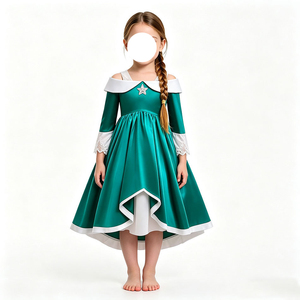 Costume da Principessa Peach Rosa per TV e <span class=keywords><strong>Film</strong></span> <span class=keywords><strong>di</strong></span> Pasqua, Abito da Ballo per Bambine, Vestito da Principessa per Halloween, Carnevale, Cosplay, Festa <span class=keywords><strong>di</strong></span> Compleanno - Product Image 5