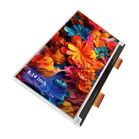 Display tinta E 8.14 inci 1024x576 layar e-ink 6 warna modul kertas E Tampilan EPD Epaper