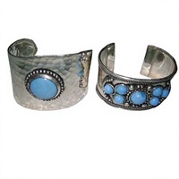 Brazaletes de Moda Vintage Hechos a Mano con Plata de Ley y Latón, Joyería para Mujer con Perlas de Agua Dulce para Bodas y Fiestas