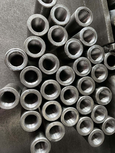 High Quality Carbon Steel Polished Straight Thread Rebar <b>Coupling</b> Sleeve 28mm/32mm/36mm for Tunnel Subway Construction - Product Image 4