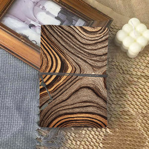 Carnet de bureau A6 fait à la main, essentiel pour le brainstorming, idéal pour esquisser des idées et des plans d'<span class=keywords><strong>action</strong></span> avec grain de bois - Product Image 1