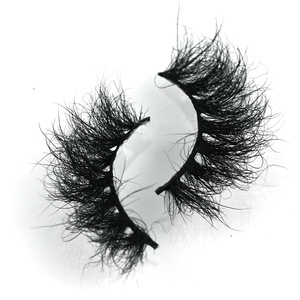 F178 <span class=keywords><strong>Hitomi</strong></span> Hand Made 3d 100% Real Mink Fur Strip 20มม.ขนตาจริง Fluffy Custom Curl ขนตา3d ขายส่ง - Product Image 1