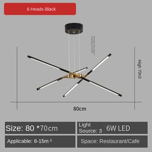 2025 Creative Design LED Chandelier Light Small Pendant <b>Lamp</b> Hanging Fixture for Living Dining <b>Kitchen</b> Bedroom Room - Product Image 6