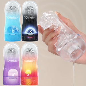 Taza de masturbación de bajo <span class=keywords><strong>precio</strong></span>, masturbadores de TPE, masturbador de pene Tpe para Vagina, juguete sexual para hombre, Vagina de bolsillo Artificial - Product Image 3