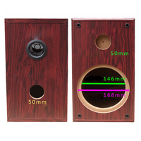 Boîtier vide en bois pour subwoofer 6,5 pouces OEM ODM, enceinte audio pour voiture, coque de subwoofer DIY en bois