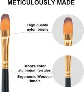 Professional Artist <b>Paint</b> Brush <b>Set</b> of 12 Friendly Artist Brush <b>Set</b> Factory Supply Popular Artist Painting Brushes - Product Image 6