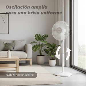 Pedestal <b>Fan</b> 60W 3 Speed <b>Remote</b> <b>Control</b> White Tower <b>Fan</b> With Timer Function - Product Image 4