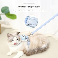 Harnais et laisse ajustables anti-évasion pour petits chiens/chatons, motif abeille en dentelle, forme H