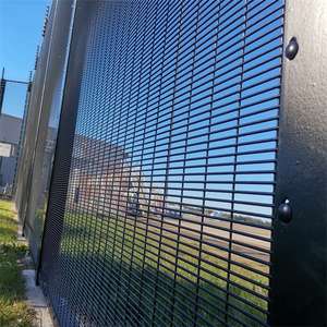 Valla de Acero en Forma de H de Alta Seguridad con Postes de Protección, Fácil de Montar, con Recubrimiento en Polvo, 6 Pies de Altura, para Uso en Exteriores de Villas - Product Image 1