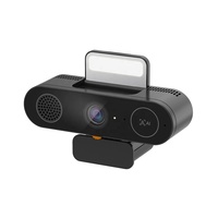 Halka Işıklı ve Yapay Zeka İşlevli 1080pd Mini Kamera, Bilgisayarla USB Uyumlu, Kişisel Toplantı Odası