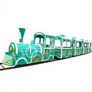 Tren Turístico Eléctrico Sin Rieles de Acero Directo de Fábrica, 24 Personas, Certificado CE, 10 km/h Máx., 500 kg, para Uso Comercial y Público en Exteriores - Product Image 1