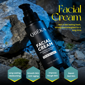 Crème hydratante <span class=keywords><strong>pour</strong></span> le visage QBEKA <span class=keywords><strong>pour</strong></span> hommes, <span class=keywords><strong>anti</strong></span>-âge et réparatrice des rides, lotion après-rasage <span class=keywords><strong>pour</strong></span> hommes, crème légère jour et nuit - Product Image 6