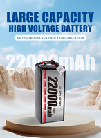 Fabrik preis JJ Lipo Batterie 22000mAh 6S 12S 14S 22,2 V 44,4 V 51,8 V XT90-S anschluss 20C Entladung 488Wh Drohnen batterie Pack Soft
