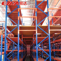 Système de rayonnage de sol en mezzanine modulaire en acier robuste OEM Loft industriel à plusieurs niveaux Entrepôt grenier Stockage pris en charge par des boulons