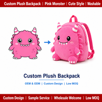 Sac à dos en peluche personnalisé, sac à dos pour enfants en peluche, sac d'école en peluche, conception personnalisée OEM ODM, sac à dos en peluche pour enfants, cadeaux