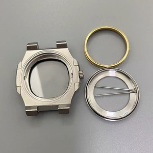 Ensemble complet boîtier et bracelet en acier inoxydable 41 mm, ton acier, verre saphir pour mouvement NH35 NH38 - Product Image 5
